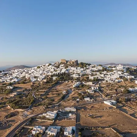 Sea & Sunset View Chora With Private Jacuzzi * Πάτμος