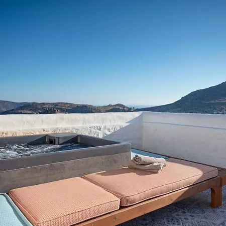 Sea & Sunset View Chora With Private Jacuzzi * Πάτμος