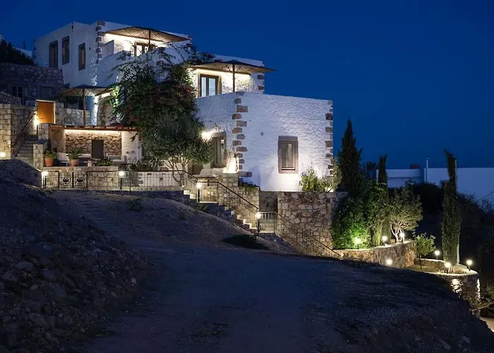 Tatil Evi Sea & Sunset View Chora With Private Jacuzzi Pátmos