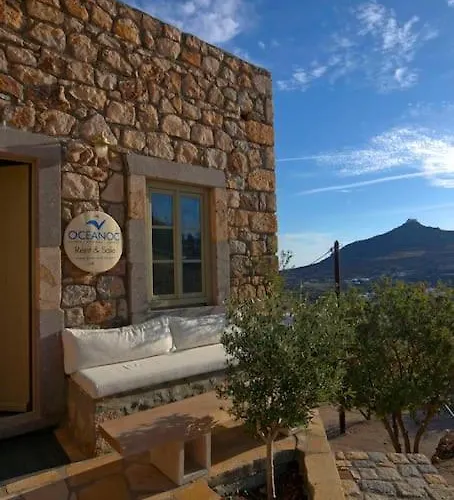 Sea & Sunset View Chora With Private Jacuzzi Tatil Evi Pátmos