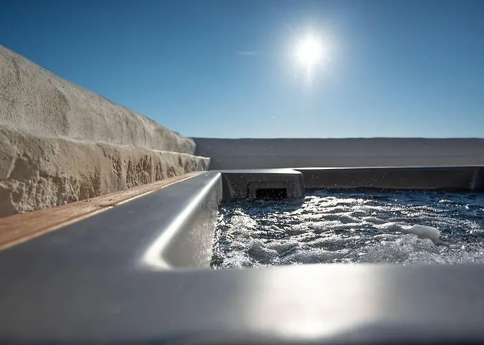 Sea & Sunset View Chora With Private Jacuzzi Tatil Evi