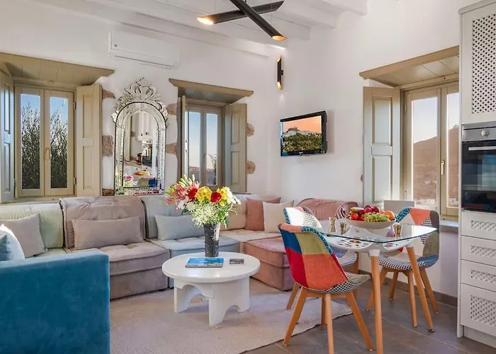 Tatil Evi Sea & Sunset View Chora With Private Jacuzzi Pátmos