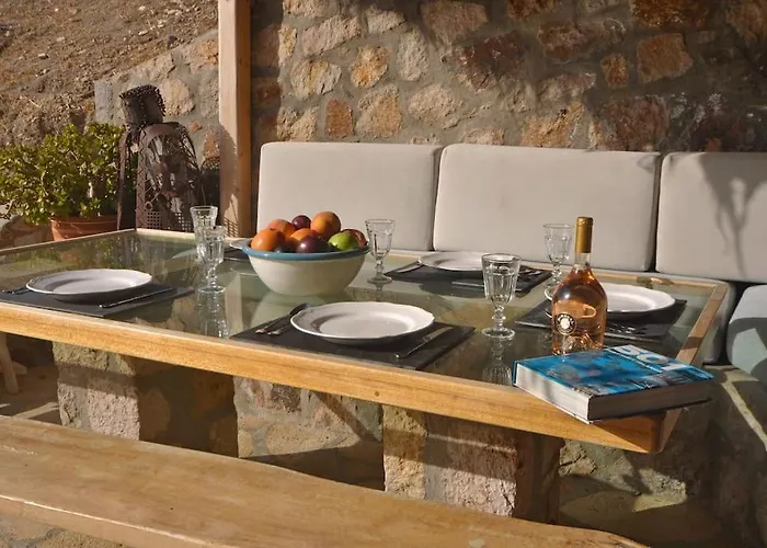 Tatil Evi Sea & Sunset View Chora With Private Jacuzzi Pátmos