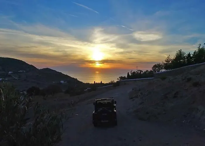 Sea & Sunset View Chora With Private Jacuzzi